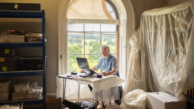 A Volunteer at Berrington Hall